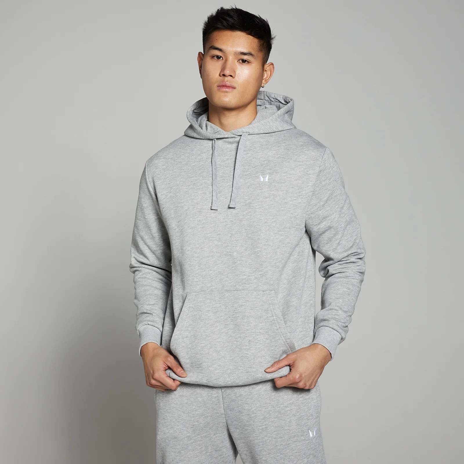 Felpa con cappuccio MP Rest Day da uomo - Grigio mélange - XXS Immagine 1