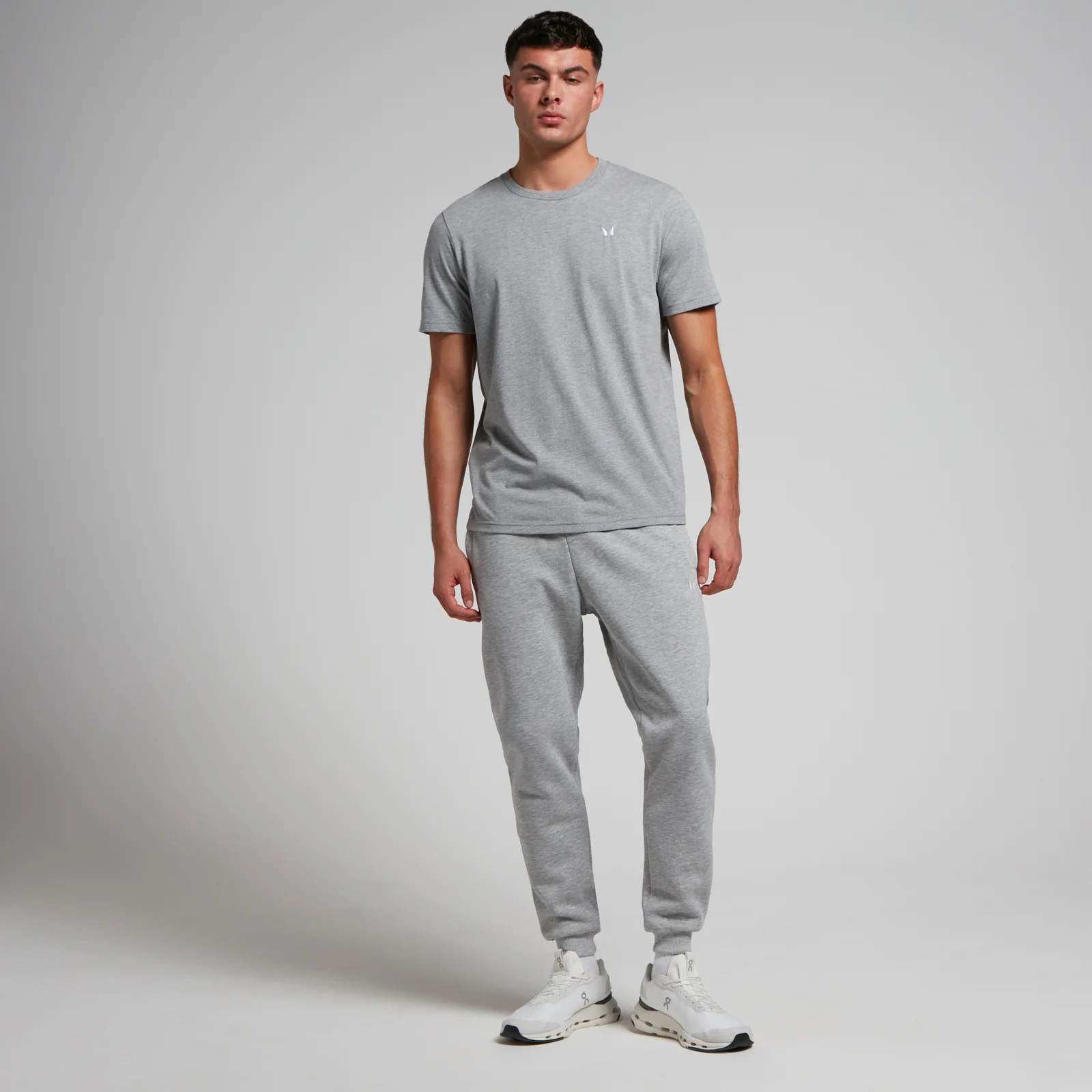 T-shirt Basic A Maniche Corte Premium Grigio Scuro Mélange T-shirt Basic A Maniche Corte Premium Grigio Scuro Mélange