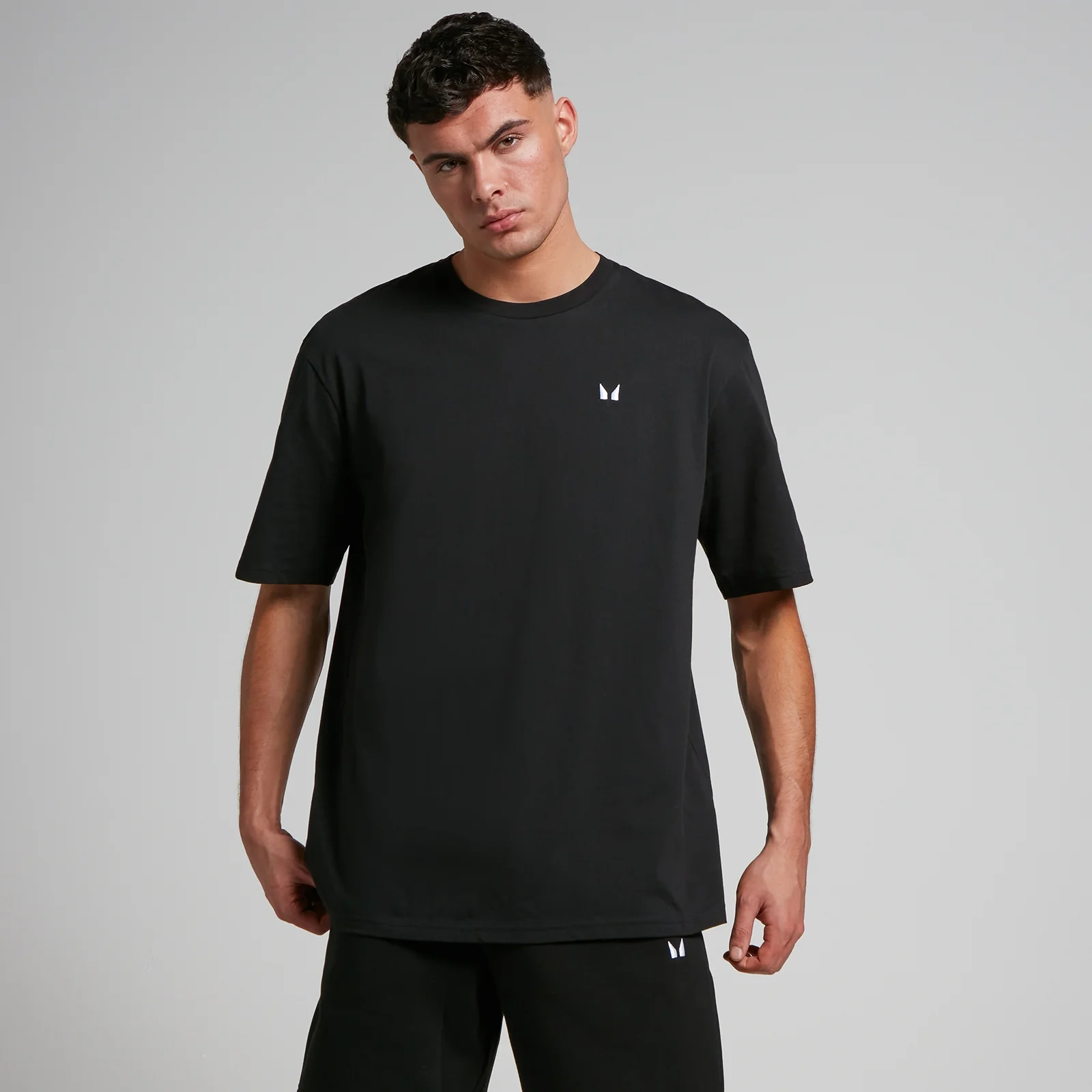 T-shirt oversize MP Rest Day da uomo - Nera - XXS Immagine 1