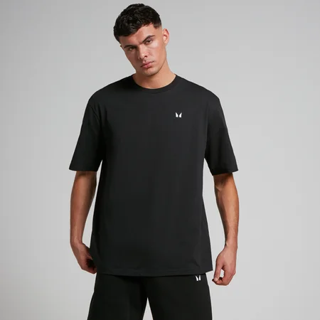 T-shirt oversize MP Rest Day da uomo - Nera