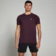 T-shirt a maniche corte MP Performance da uomo - Merlot mélange