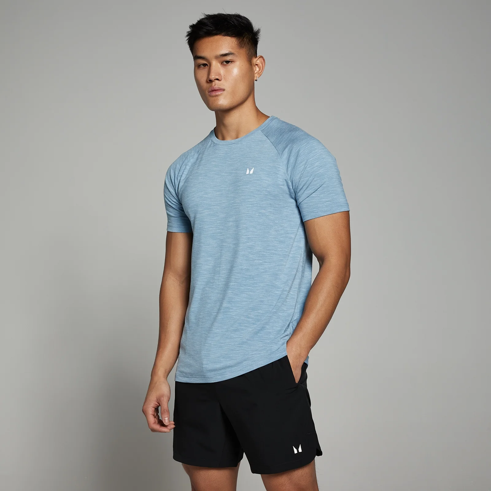 T-shirt a maniche corte MP Performance da uomo - Blu chiaro - XXS Immagine 1