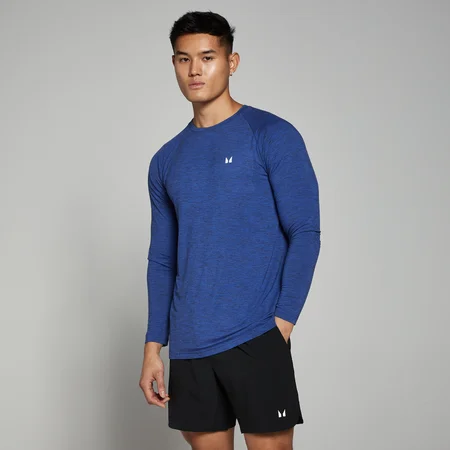 Maglia a maniche lunghe MP Performance da uomo - Blu cobalto mélange