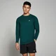Maglia a maniche lunghe MP Performance da uomo - Verde petrolio scuro mélange