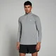 Maglia con cerniera 1/4 MP Performance da uomo - Chrome mélange