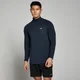 Maglia con cerniera 1/4 MP Performance da uomo - Blu navy mélange