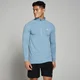 Maglia con cerniera 1/4 MP Performance da uomo - Blu chiaro