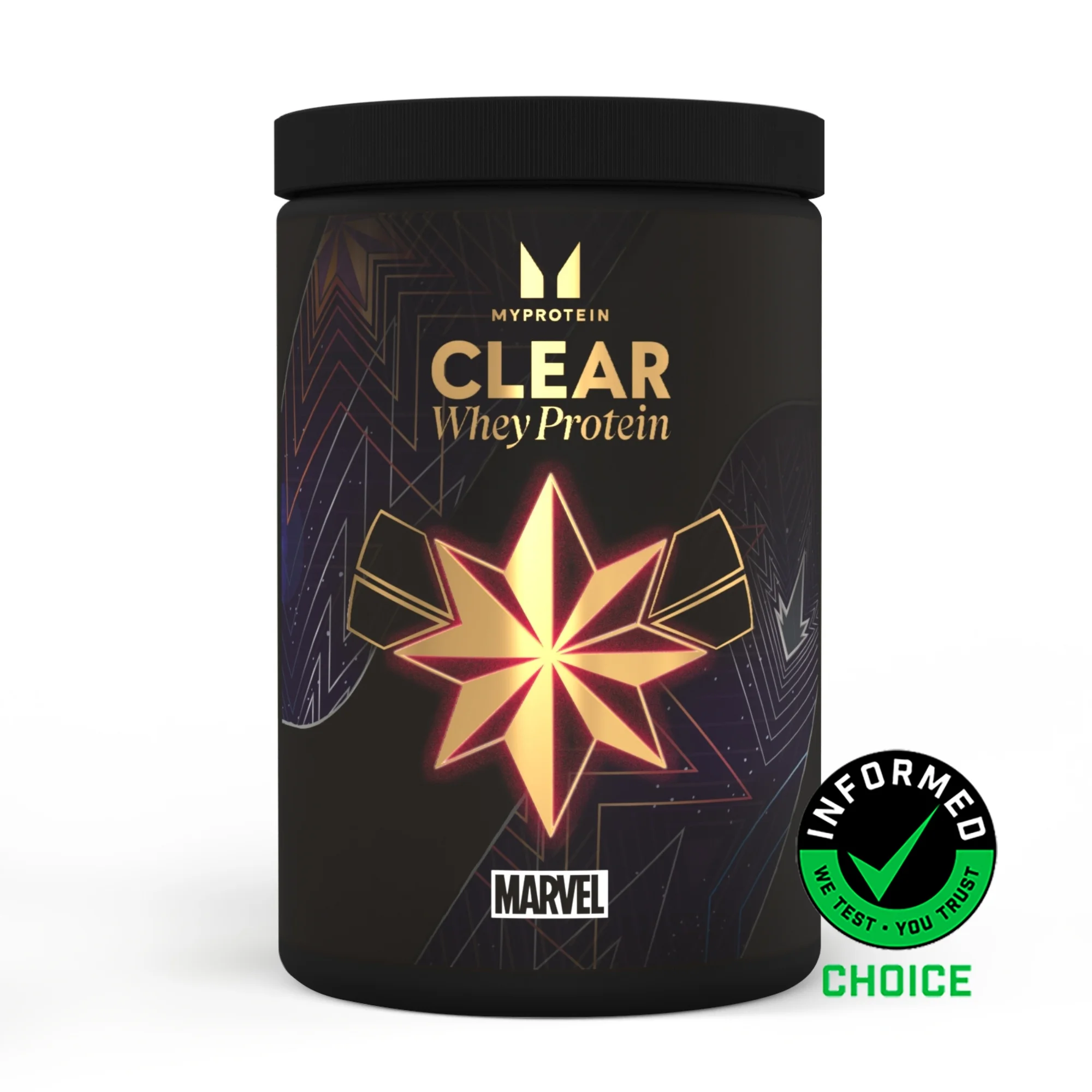 Clear Whey Isolate - 500g - 20porzioni - Captain Marvel - Arancia, Mango & Tropical Immagine 1