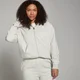 Felpa con cappuccio e cerniera MP Basics da donna - Grigio chiaro mélange