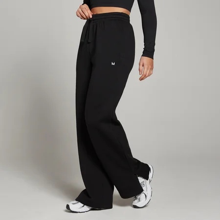 Pantaloni da jogging a taglio dritto MP Basics da donna - Neri