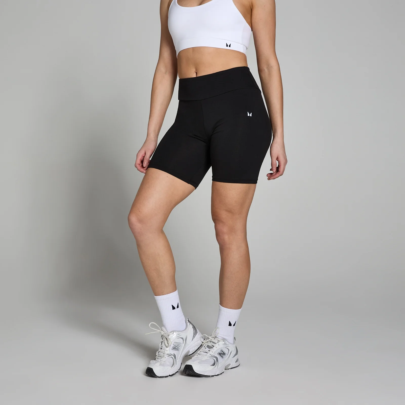 Pantaloncini ciclista MP Basics da donna - Neri - XXS Immagine 1