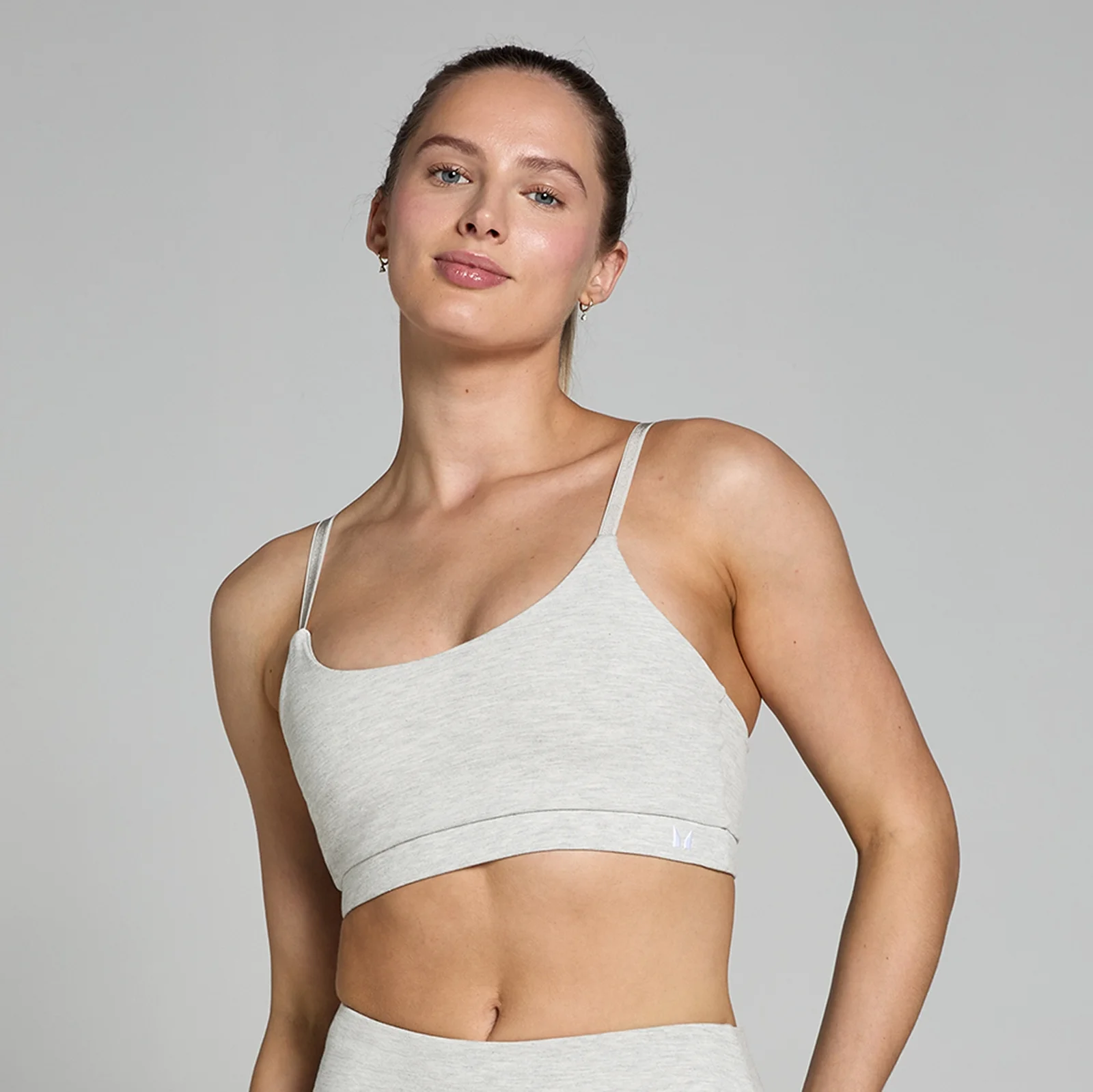 Reggiseno MP Basics - Grigio chiaro mélange - XS Immagine 1