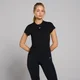 T-shirt a maniche corte aderente MP Basics da donna - Nera