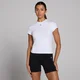 T-shirt a maniche corte aderente MP Basics da donna - Bianca