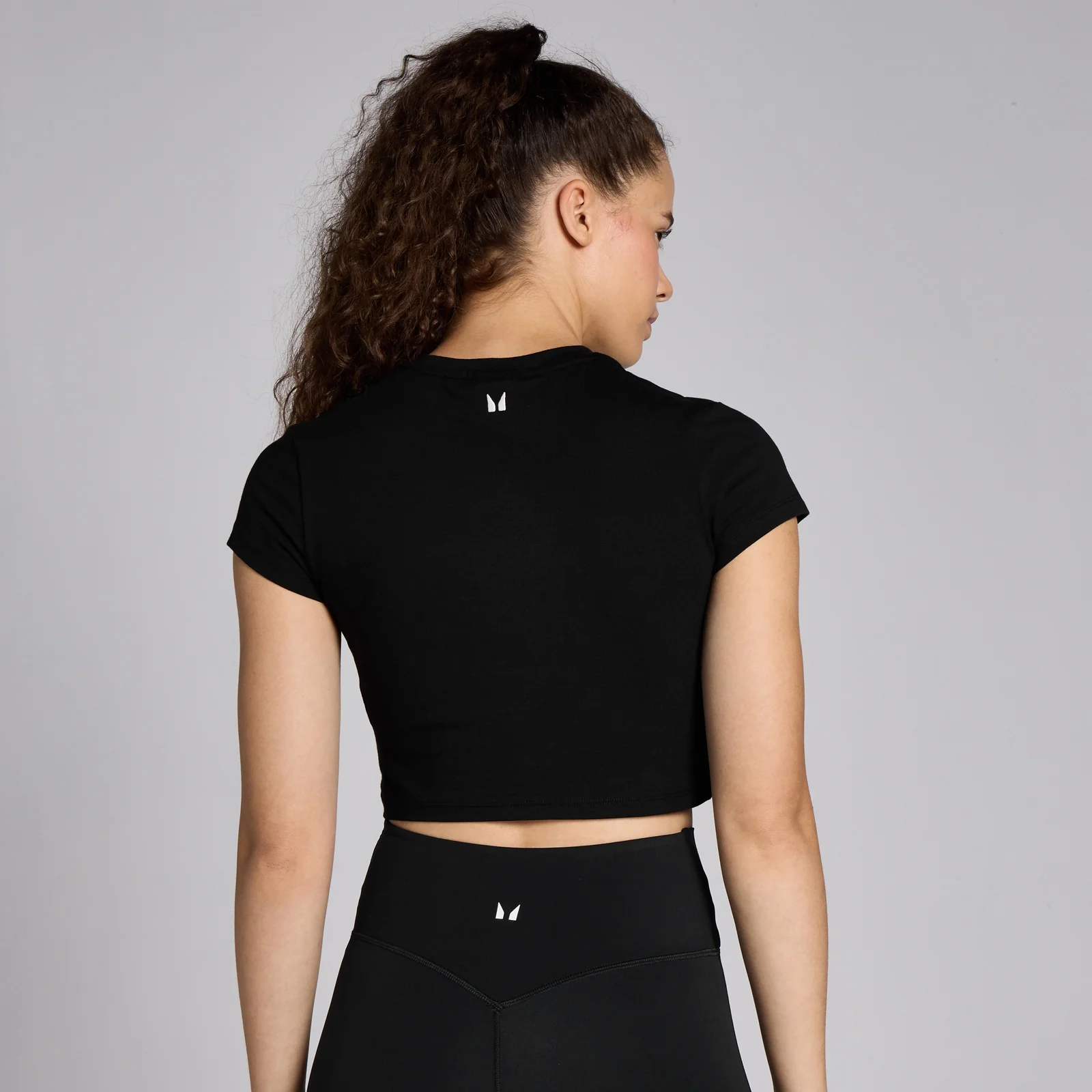 T-shirt Donna Crop Top Maniche Corte Collo A O - Bianca Elasticizzata Casual - Taglie S/M/L/XL - Foto 5