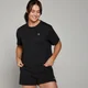 T-shirt crop a maniche corte morbida MP Basics da donna - Nera