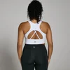 Reggiseno sportivo a taglio lungo MP Power - Bianco