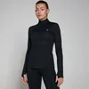 Maglia sportiva con cerniera 1/4 MP da donna - Nera