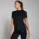 T-shirt sportiva a maniche corte MP da donna - Nera
