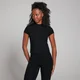 T-shirt a maniche corte aderente MP Tempo da donna - Nera