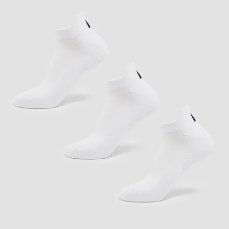 Calzini sportivi unisex MP (confezione da 3) - Bianchi