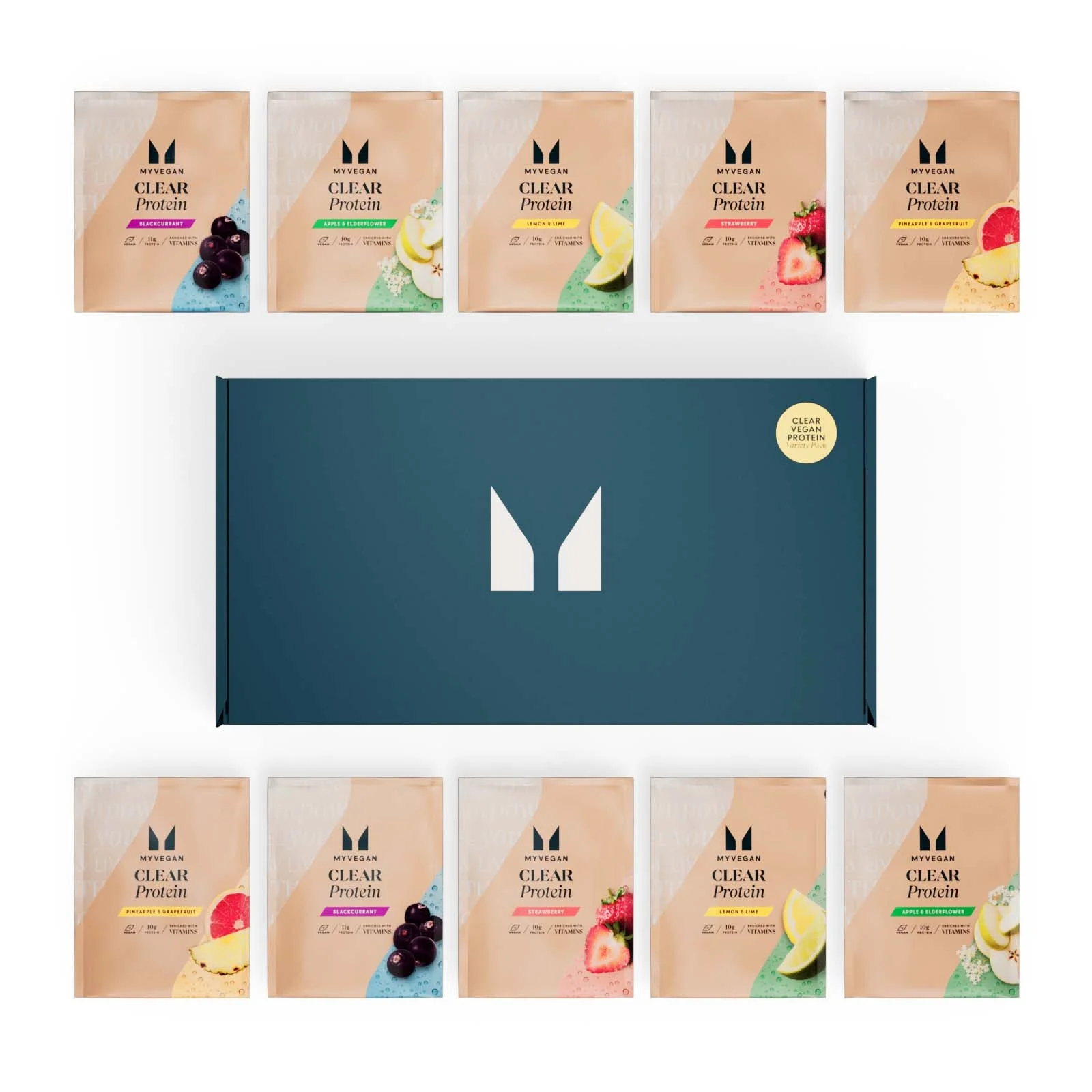 Myvegan Clear Vegan Variety Pack (New 10 serve) Immagine 1