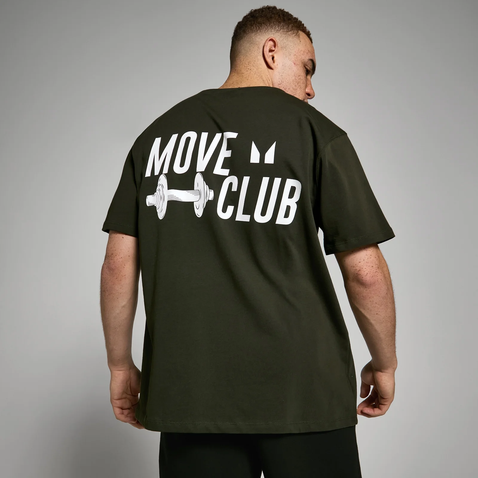 T-shirt MP Oversize Move Club - Verde foresta - XXS - XS Immagine 1