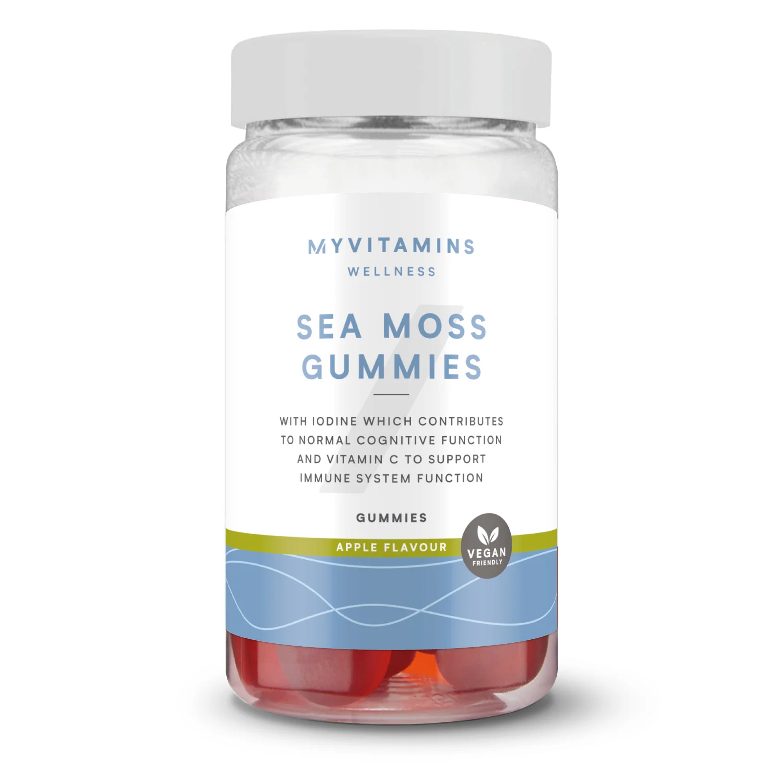 Muschio Marino in Caramelle Gommose - 60Gummies - Mela Immagine 1