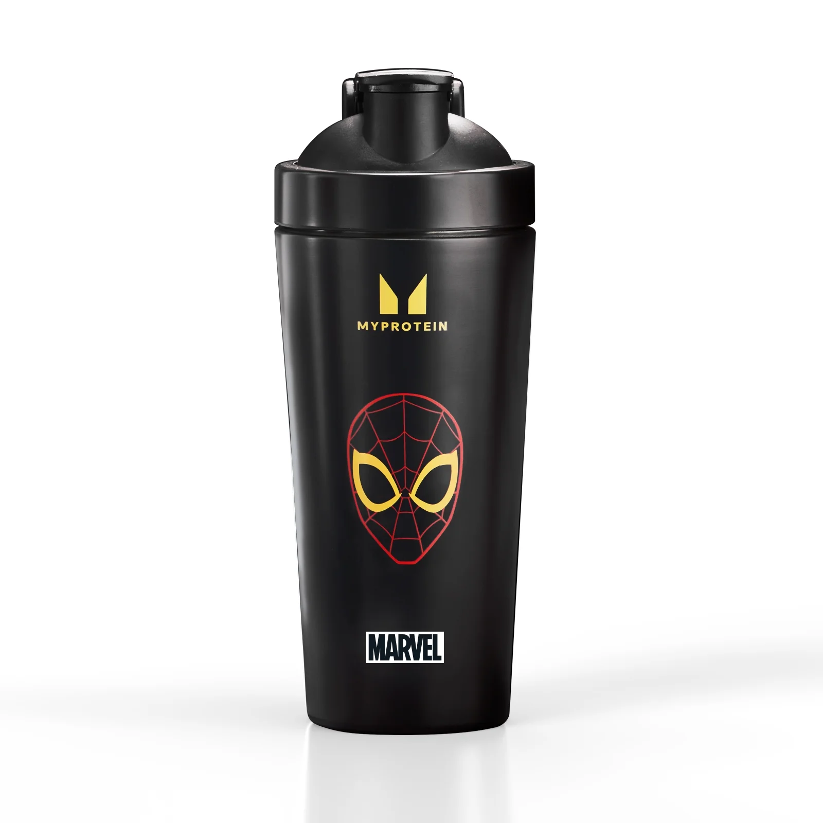 Shaker in metallo riciclato Spiderman Myprotein - Nero Immagine 1