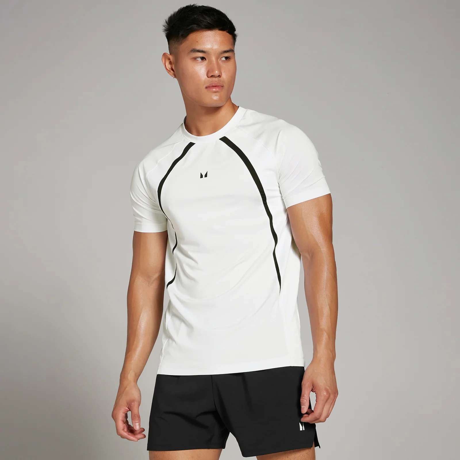 T-shirt MP uomo Tempo Panel - Bianco - XXL Immagine 1