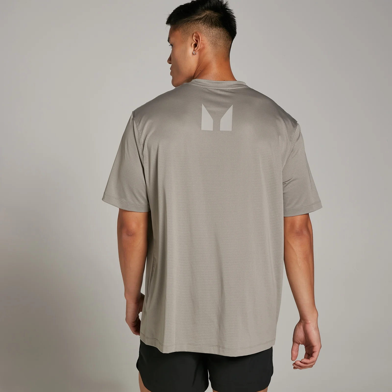 T-shirt sportiva oversize in mesh MP Tempo da uomo - Argilla - XS Immagine 1