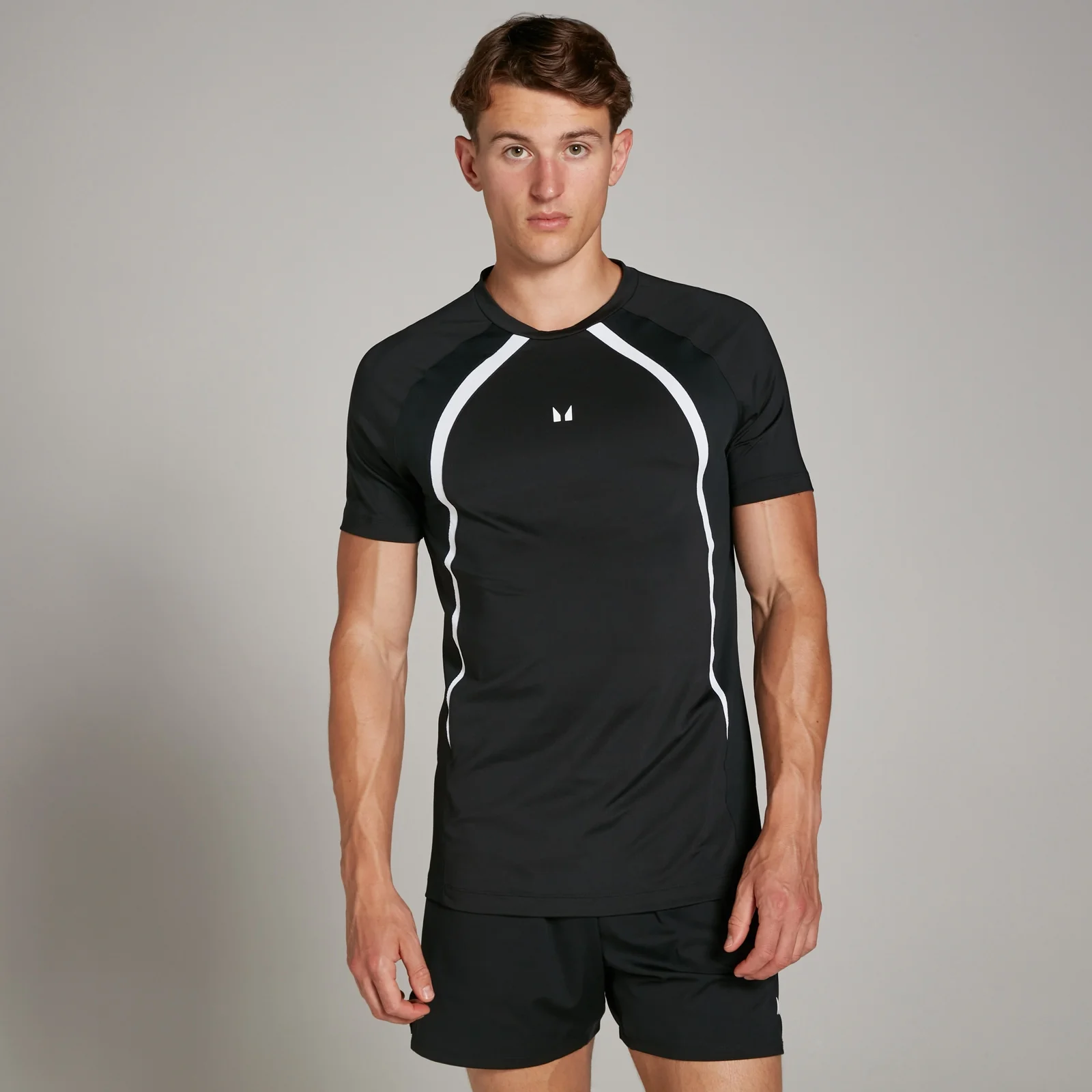 T-shirt MP uomo Tempo Panel - Nero - L Immagine 1