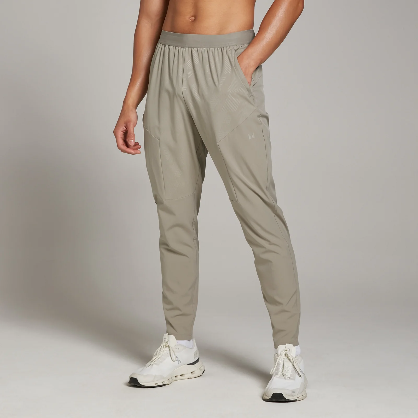 Pantaloni da jogging sportivi in rilievo MP Tempo da uomo - Argilla - XS Immagine 1