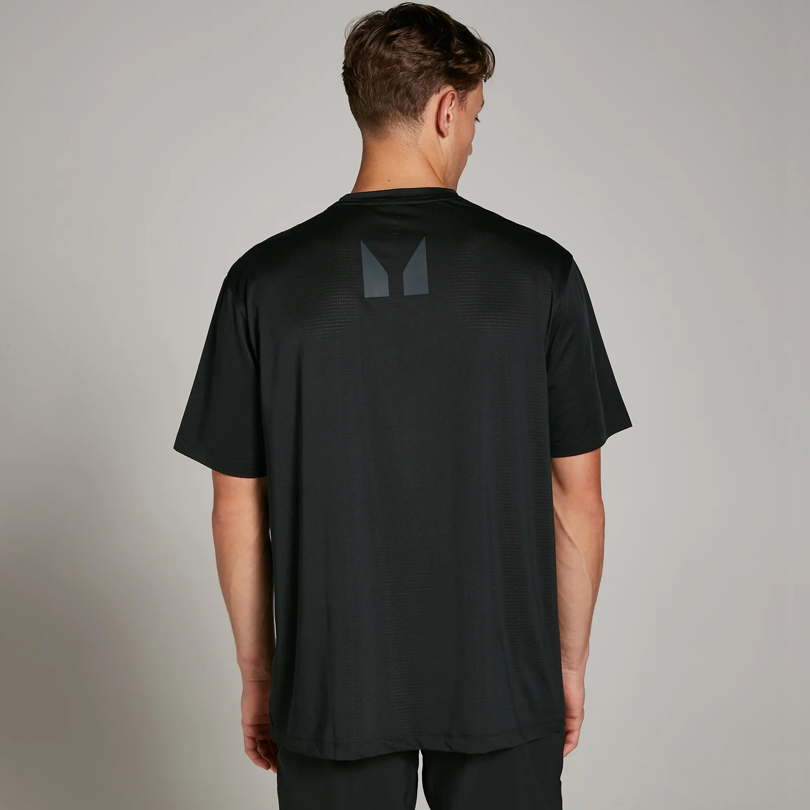 T-shirt sportiva oversize in mesh MP Tempo da uomo - Nera - XS Immagine 1