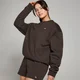 Felpa vestibilità oversize MP Basic da donna - Caffè
