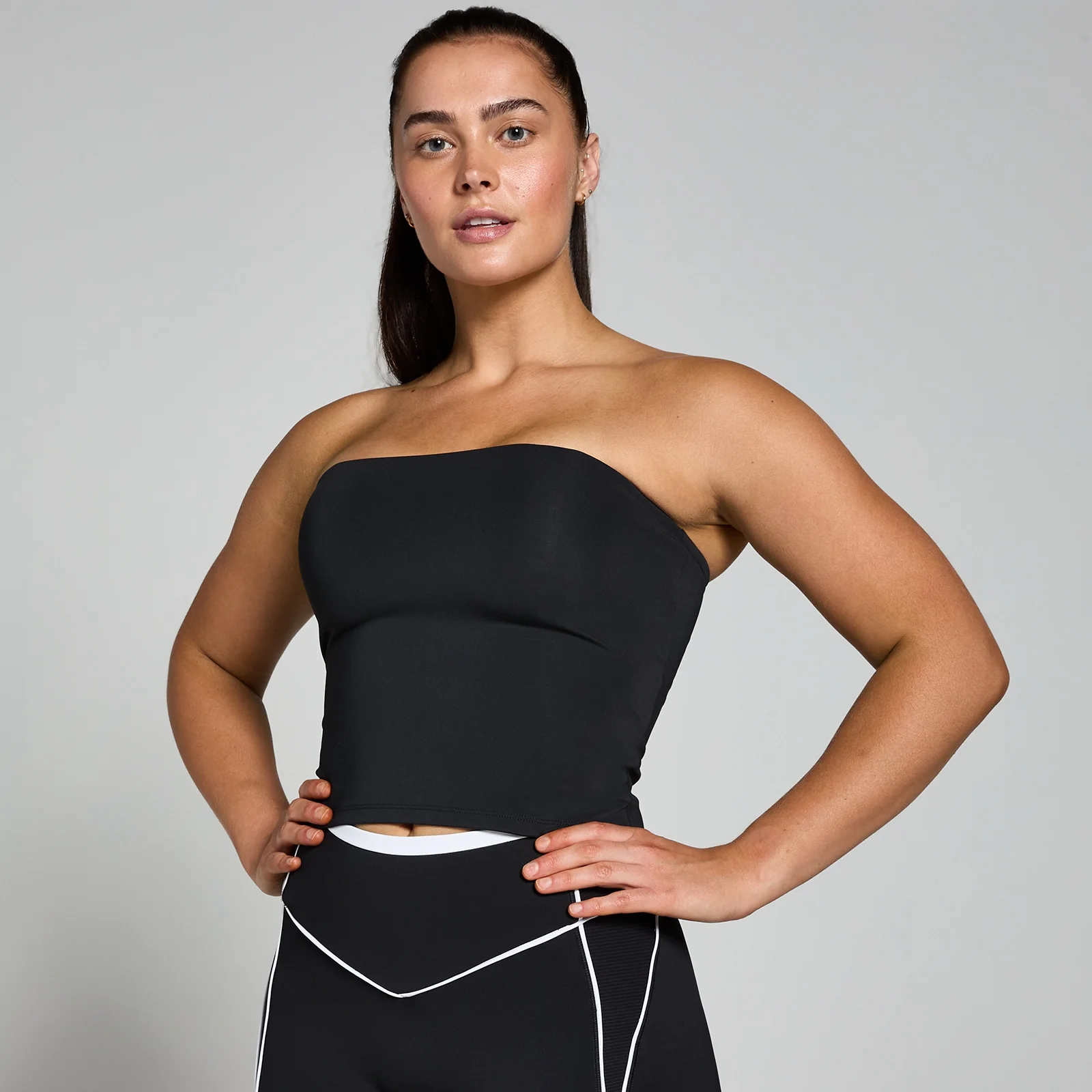 Top a fascia MP Tempo da donna - Nero - XS Immagine 1