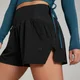 Pantaloncini in tessuto MP Tempo Studio da donna - Nero