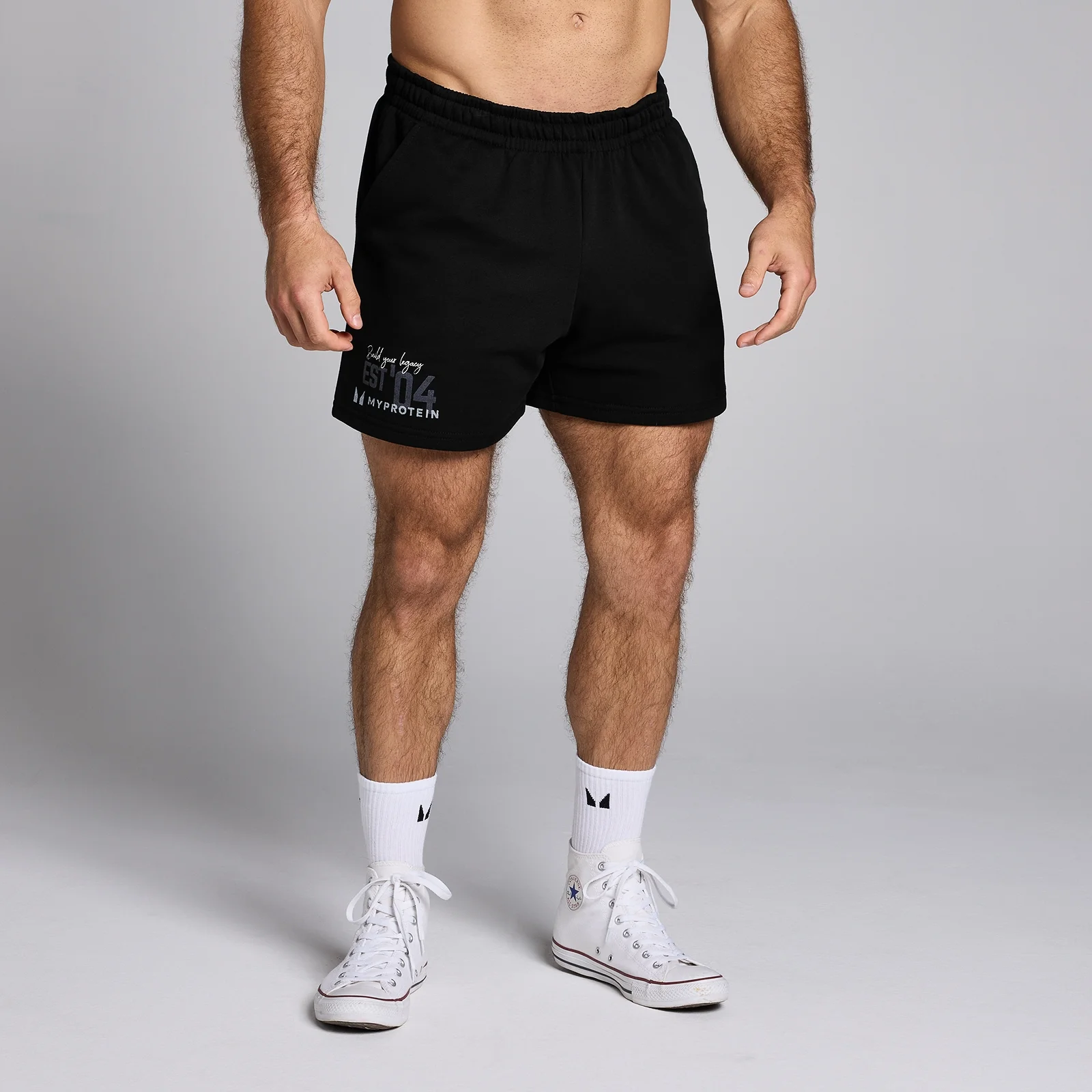 Pantaloncini 13 cm con stampa Origin MP da uomo - Nero - XS Immagine 1