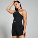 Canotta con scollo all'americana MP Tempo da donna - Nera