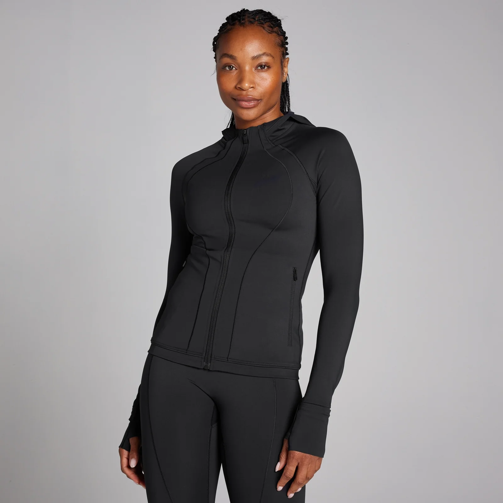 Giacca con cappuccio MP Tempo Ultra da donna - Nera - XS Immagine 1