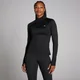 Maglia con cerniera 1/4 MP Velocity Best da donna - Nera