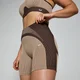 Pantaloncini ciclista a costine a contrasto senza cuciture MP - Cashmere / Espresso
