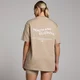 T-shirt oversize con stampa MP Health & Wellness da donna - Cashmere