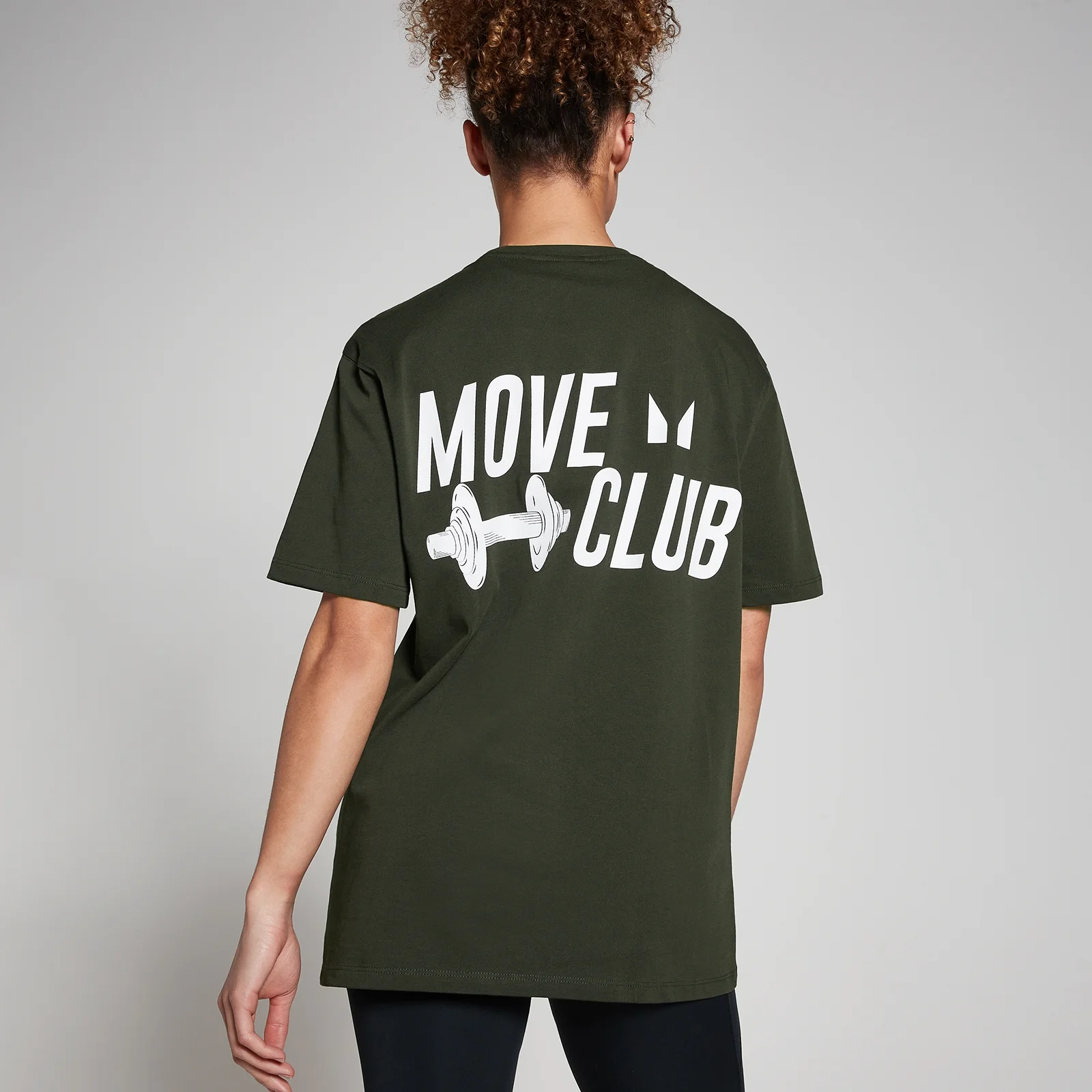 T-shirt MP Oversize Move Club - Verde foresta - XXL-XXXL Immagine 1