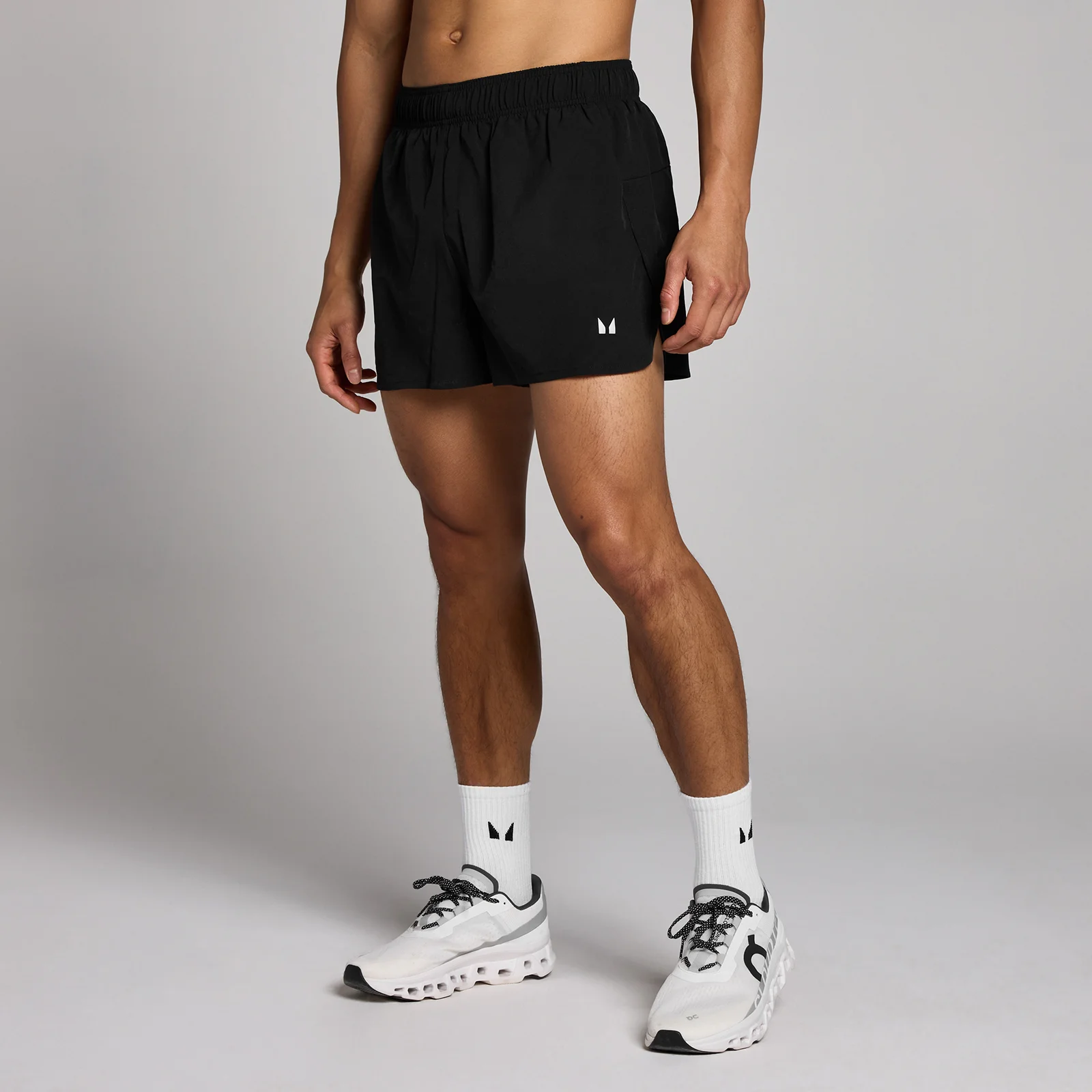 Pantaloncini sportivi da 8 cm MP da uomo - Neri - L Immagine 1