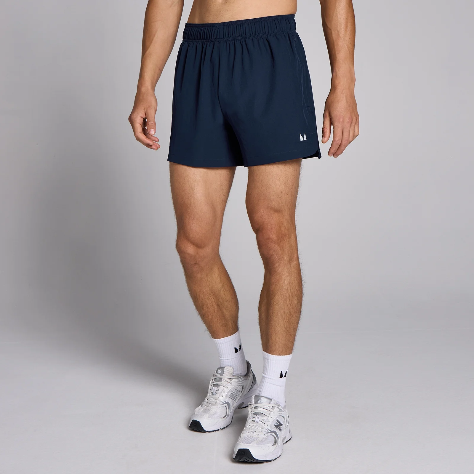 Pantaloncini sportivi in tessuto 13 cm MP da uomo - Blu navy - L Immagine 1
