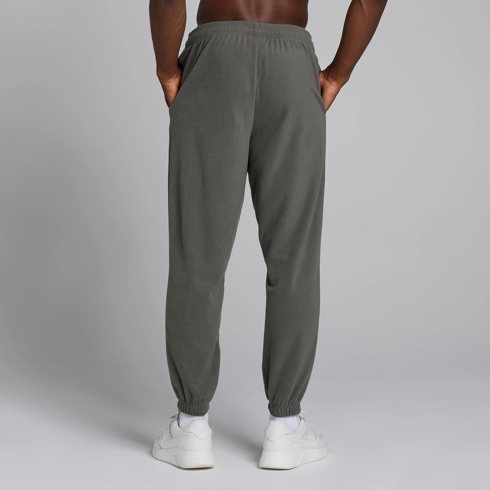 Pantaloni Da Jogging In Pile MP Da Uomo - Grigio Canna Di Fucile - Foto 1