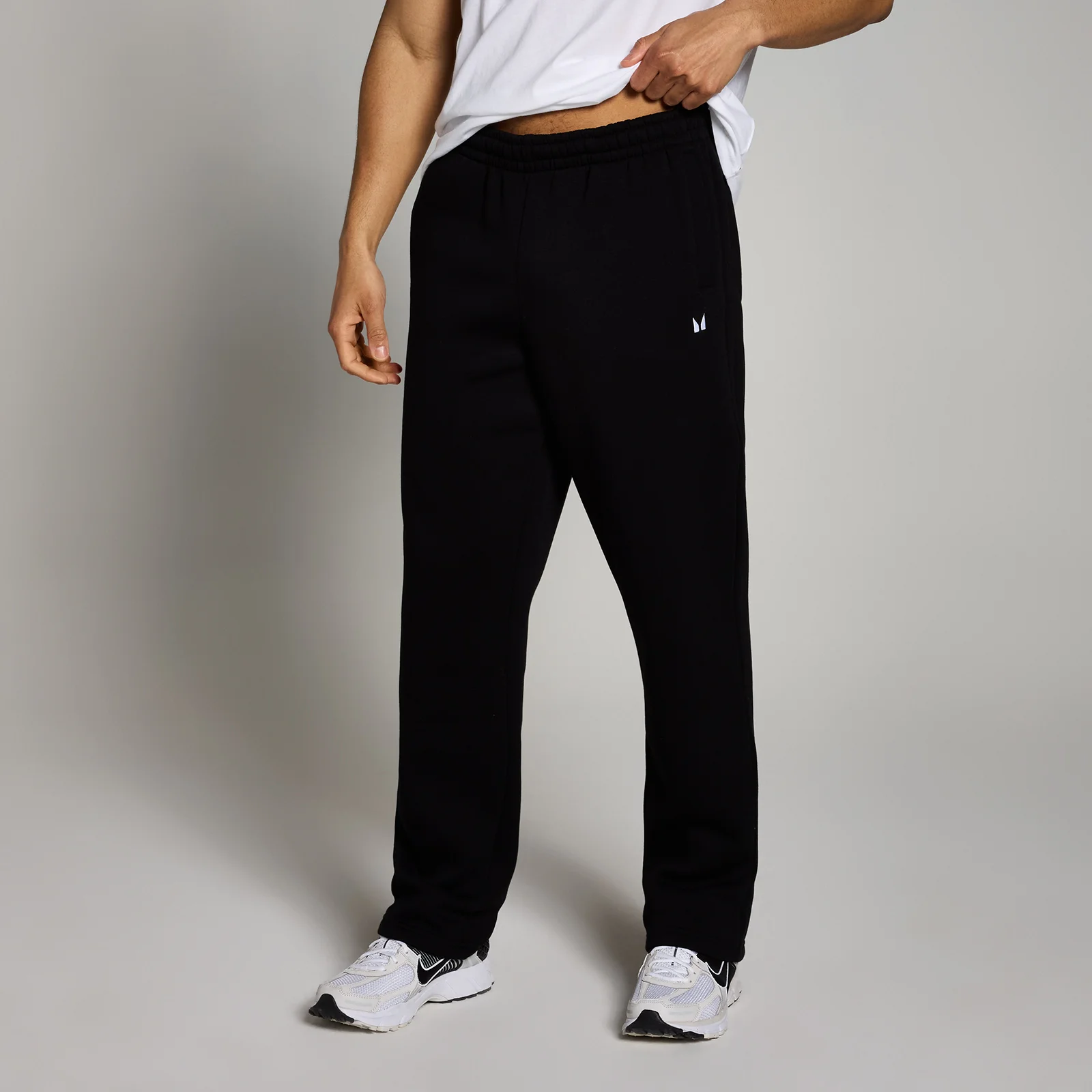 Pantaloni da jogging con gamba dritta MP Rest Day da uomo - Neri - M Immagine 1