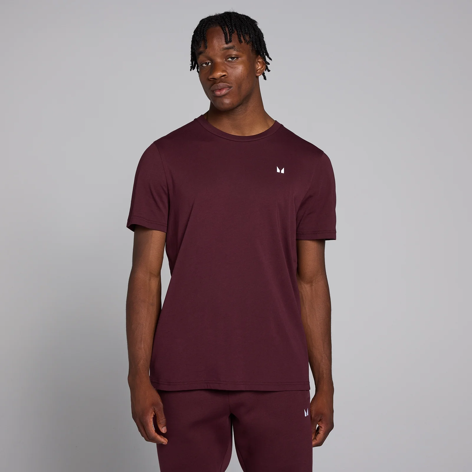 T-shirt a maniche corte MP Rest Day da uomo - Deep Berry - XXL Immagine 1