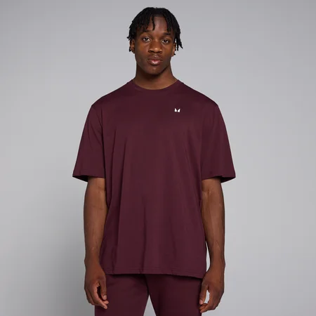 T-shirt oversize MP Rest Day da uomo - Deep Berry